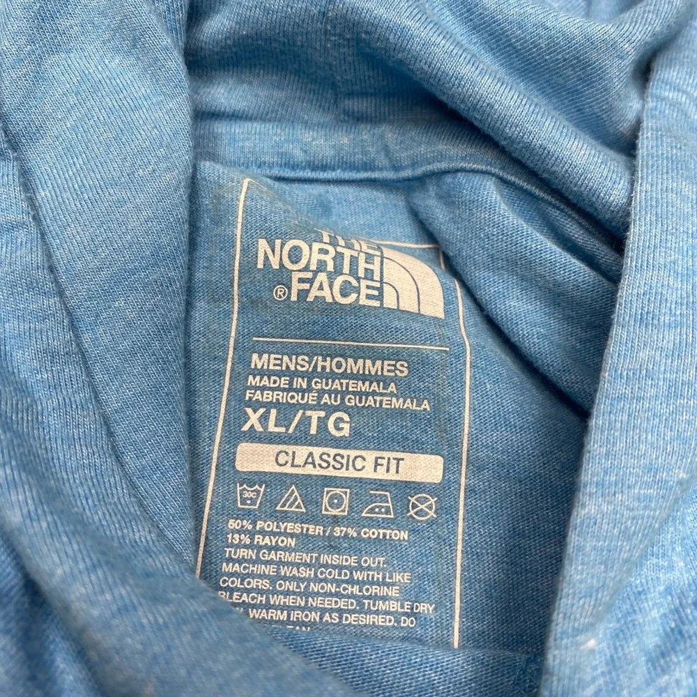 The North Face Hoodie Mens XL Blue Lightweight Pullover Activewear Outdoor